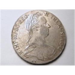 1780 M. Theresia Silver Coin Restrike BU