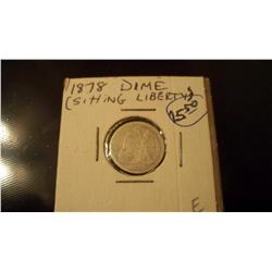 1878 Sitting Liberty Dime