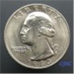 5 Scarce Washington Quarter Lot, 1983-P, VF20,