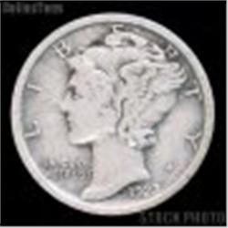 1923-Silver Mercury Dime