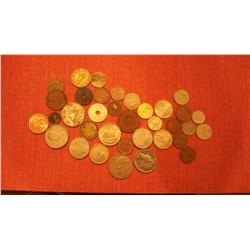 Lot of 36 Foreign Coins