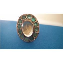 Vintage Emerald and Opal Ring