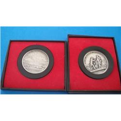 Two Rare Large US Mint Medallions