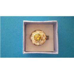 Peridot Sterling Silver Ring