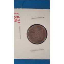 Rare Date 1883 Sitting Liberty Silver Dime