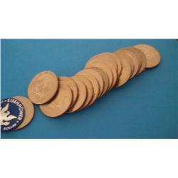 20 Roll of 1971 Ike Dollars BU Plus Blue Dollar