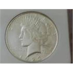 1923 Silver Peace Dollar MS63