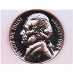 Five Anacs Gem Proof Jefferson Set, 1961-69