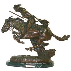 Remington's Cheyenne Bronze Sculpture