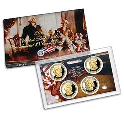 2007 Presidential Proof Set, First 4 Presidents