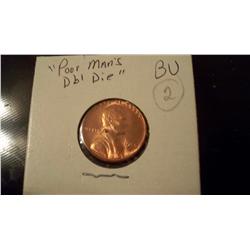 1955 Poor Mans Dbl Die Penny