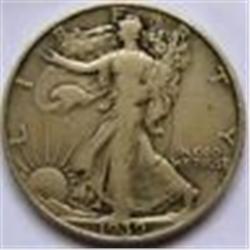1939 Silver Walking Half Dollar
