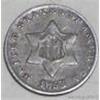 Image 1 : 1853  Three Cent Silver Coin