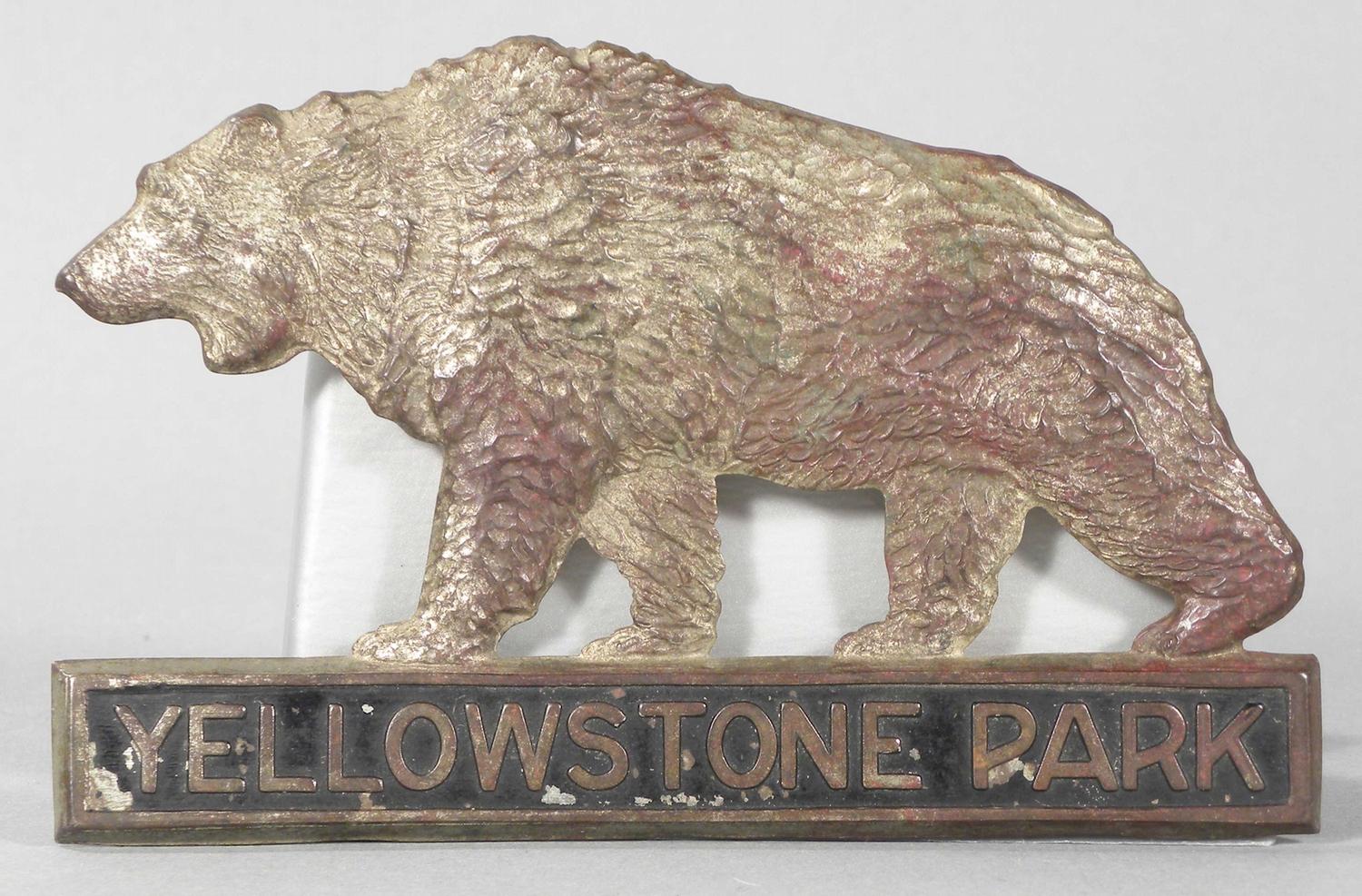 Yellowstone Park Steel Radiator Plaque