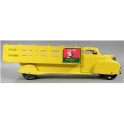 Pressed Steel Coca Cola Toy Delivery Truck