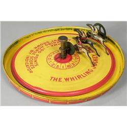The Whirling Jockey Race Tin Toy