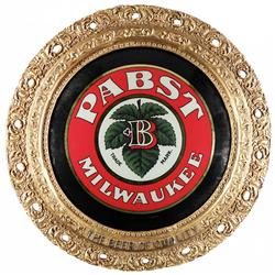 Pabst Reverse Glass Sign