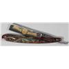 Image 1 : Figural Lucite Straight Razor, Alligator motif