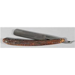Stag Handled Straight Razor