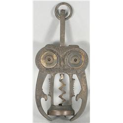 Hootch-Owl Brass/Iron Bottle/Can Opener