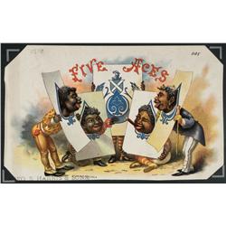 Five Aces Cigar Label