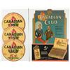 Image 1 : Three Canadian Club Cigars Cardboard Fan Pulls