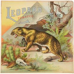 Leopard Tobacco Paper Tobacco Label