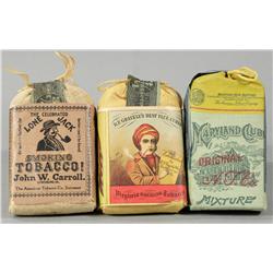 Lot of Three Tobacco Pouches