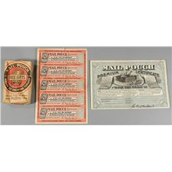 Lot of Mail Pouch Items