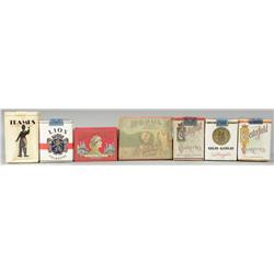 Lot of Seven Assorted Tobacco Packs