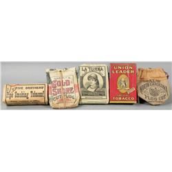 Lot of Five Assorted Tobacco Packs