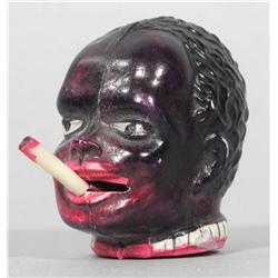 Celluloid Black Americana Tape Measure