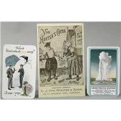 Three Celluloid Pocket Calendars