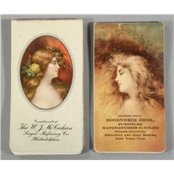 Two Celluloid Pocket Note Pads