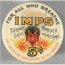 Celluloid Pill Box. "Little Imps"