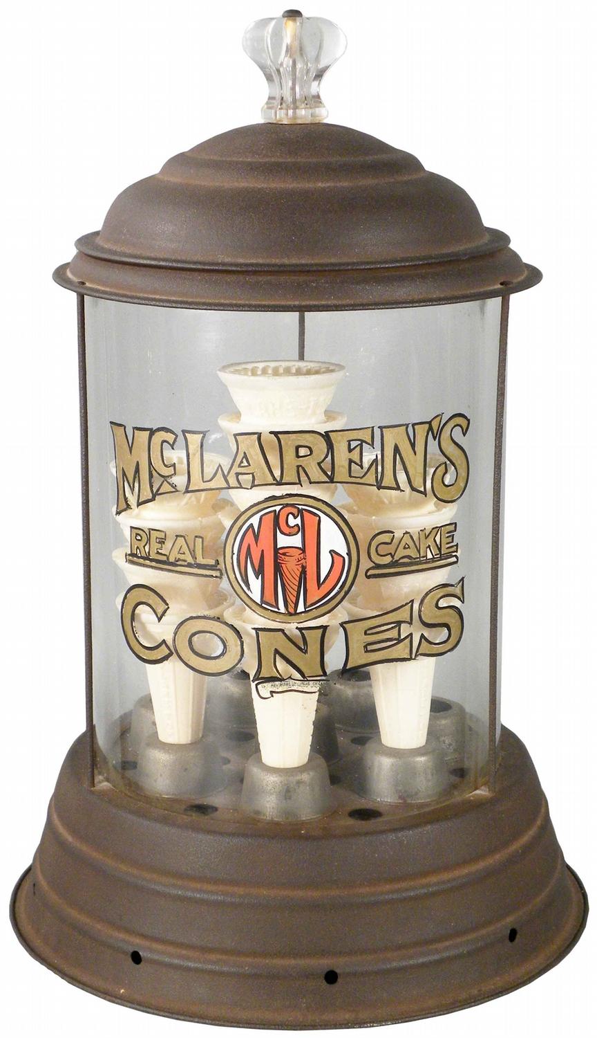 Mc Laren's Ice Cream Cone Dispenser