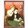 Image 1 : Tom Hood 5 Cent Cigar Cardboard Sign