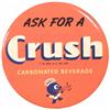 Image 1 : Crush Carbonated Bev. Celluloid/Cardboard Sign