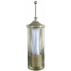 Glass straw holder