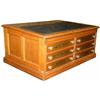 Image 1 : J.P. Coats Six Drawer Slant Top Spool Cabinet