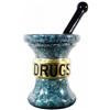 Image 1 : Reverse Glass Mortar & Pestle