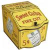 Image 1 : Sweet Cuba Fine Cut Chewing Tobacco. Tin Store Bin