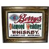 Image 1 : Berry's Diamond Wedding Whiskey Rev. Glass Sign