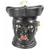 Image 1 : Black Americana Figural Porcelain Humidor