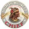 Image 1 : Sleepy Eye Milling Co. Paper Barrel Label