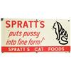 Image 1 : Sprats Cat Foods Porcelain Sign