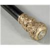 Image 1 : Gold Quartz Inlaid Handled Mans Cane