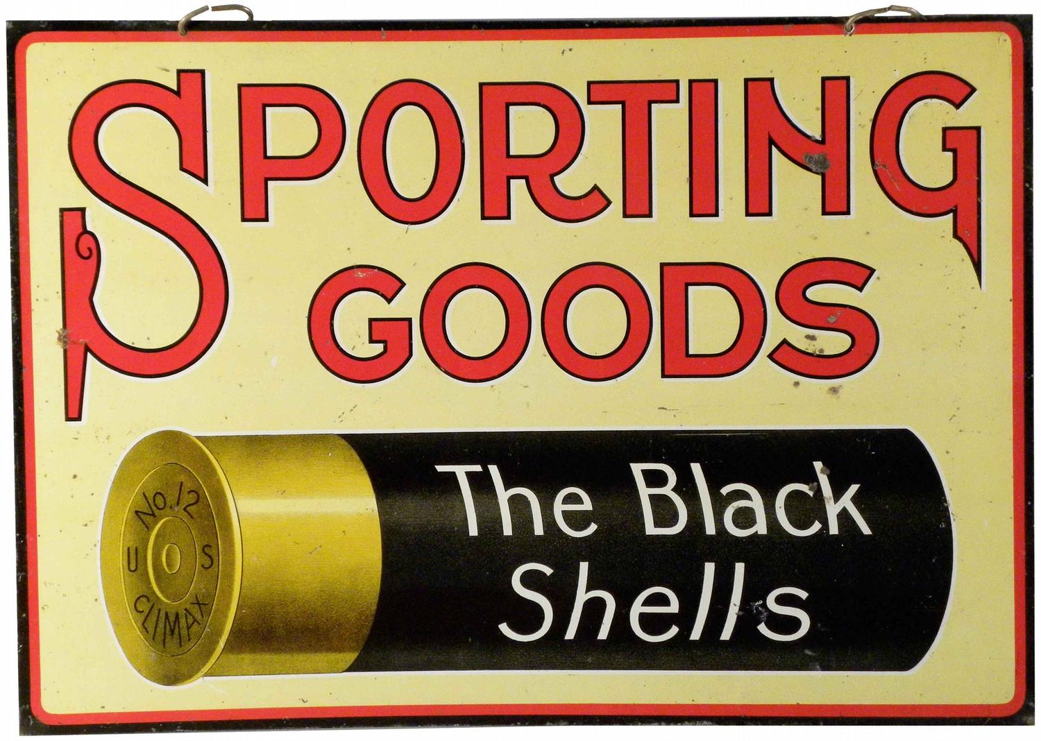 US Ammo & Black Shell Sporting Goods Steel Sign