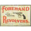 Image 1 : Forehand Revolvers Embossed Tin Sign