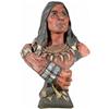 Image 1 : Native American Indian chalk bust